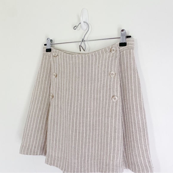 Moda Int’l Vintage 90s Linen Knit Sailor Button Skort - Picture 9 of 11